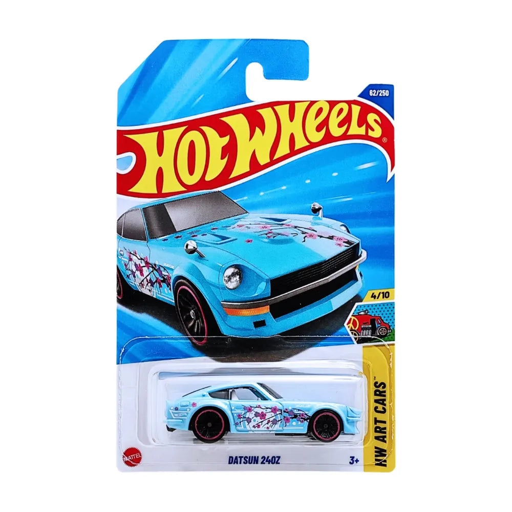 Hotwheels | DATSUN 240Z | HW Art Cars | Blue | IMPORTED | H CASE | 62/250