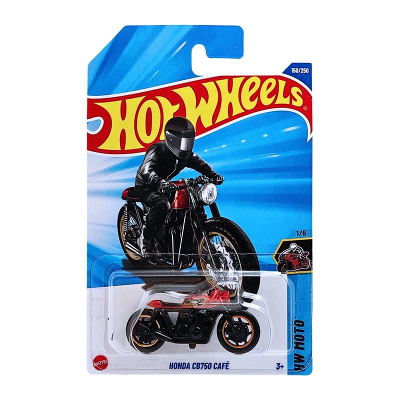 Hotwheels | HONDA CB750 CAFÉ | HW Moto | RED Black | IMPORTED | H CASE | 150/250