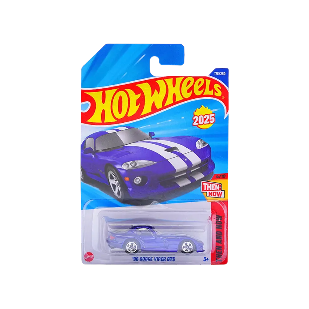 Hot Wheels 96 DODGE VIPER GTS CAR | THEN AND NOW 4/10 | 2025